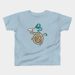 Medieval Rabbit Letter D Kids T-Shirt